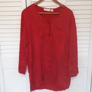 100% silk pj top. Victoria's Secret. Size S